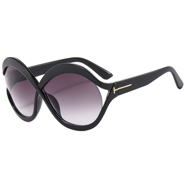 Dame ekstravagant formet solbrille Skanto