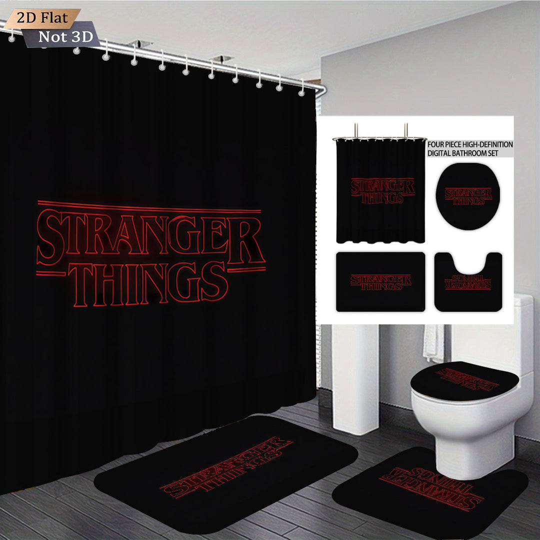 Stranger Things Eventyrtema Digital Badeanlegg Sett Skanto