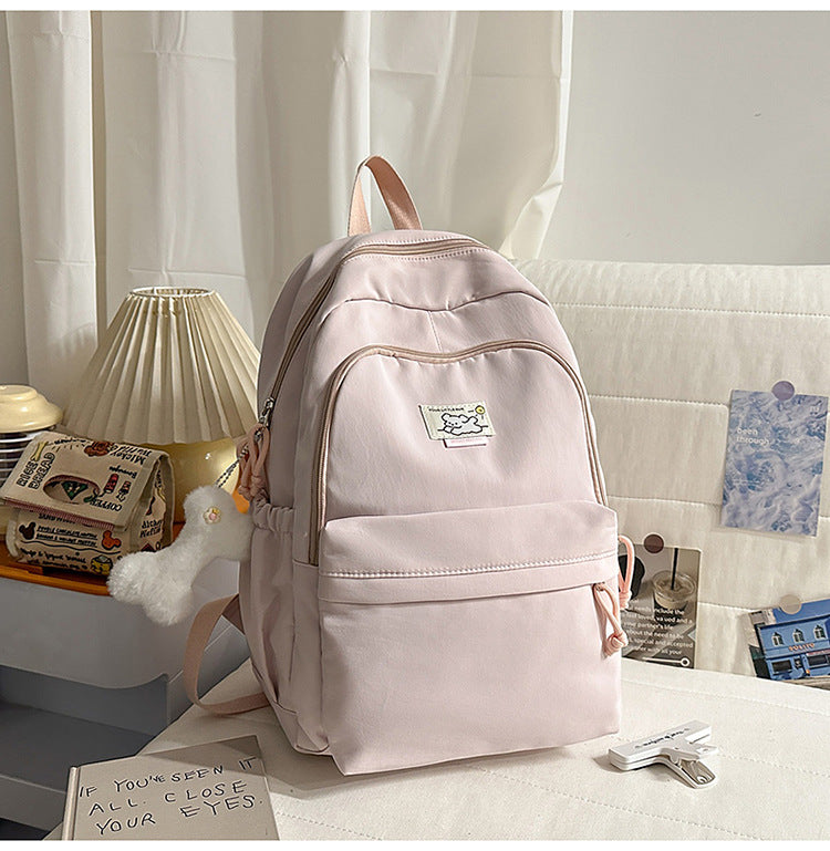 K Casual Multi-Pocket Skole Rygsekk