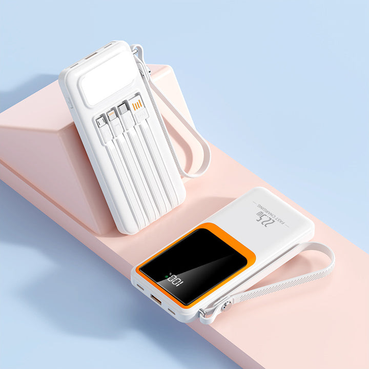 kompakt Powerbank med digitalt display Skanto