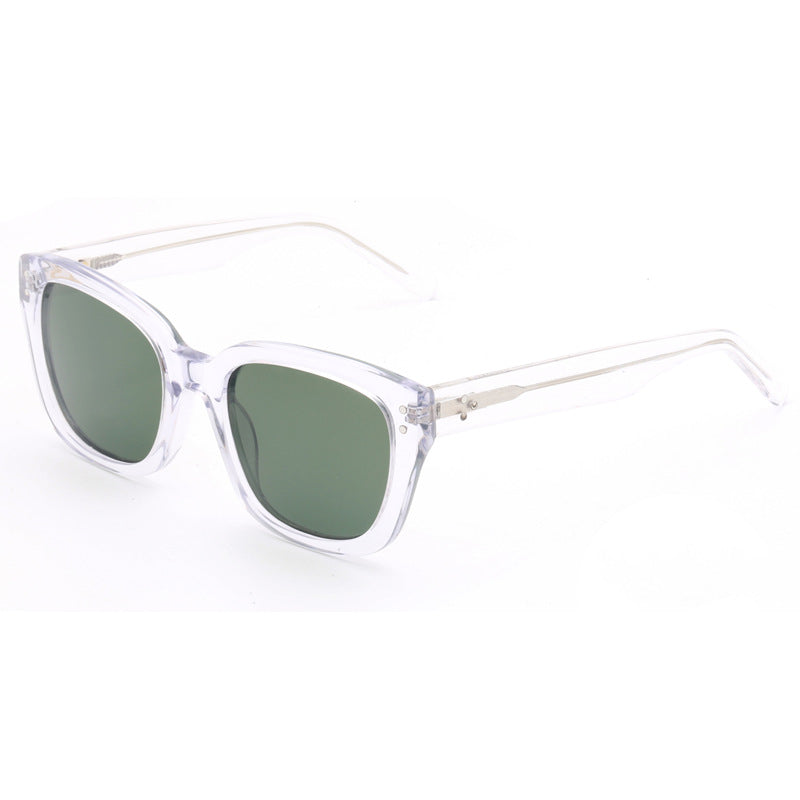 Dame moteriktig solbrille med unik marmoreringseffekt Skanto