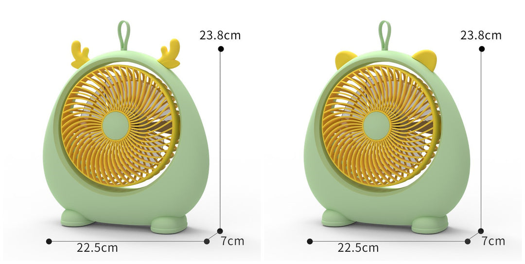 Damer Bærbar Mini-vifte i kawaii dyredesign Skanto