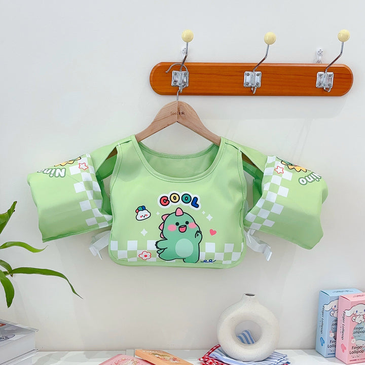 Kvinnenes oppblåsbare svømmehjelp med fargerik flamingo-design Skanto