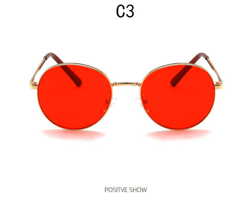 Dame moteriktig solbrille med speilet fargegradient Skanto