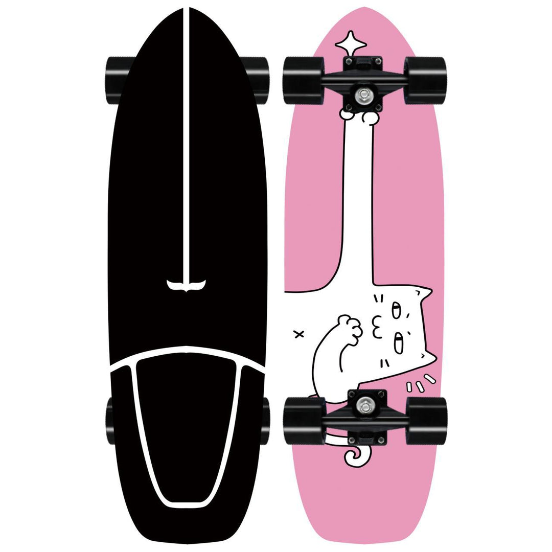 Kunstnerisk Løve Design Skateboard Skanto