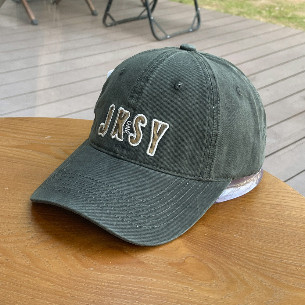 Unisex Casual Justerbar Brodert Caps Skanto
