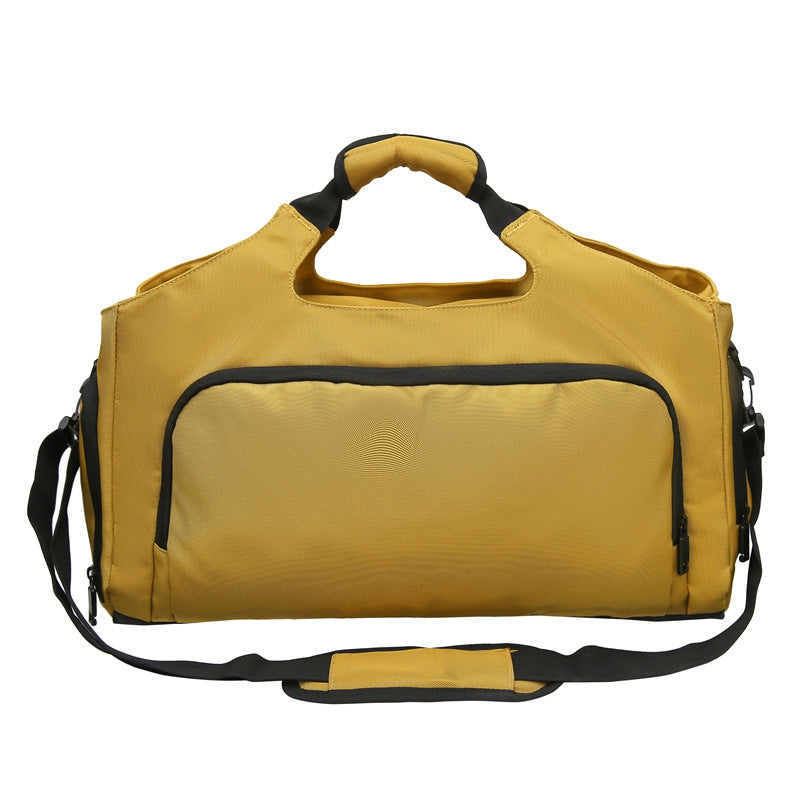 Sporty multifunksjons duffelbag med robuste utvendige lommer Skanto