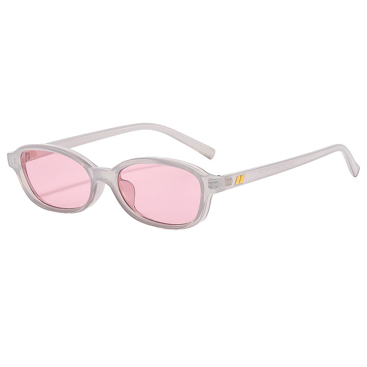 Dame fashionable solbriller i stilren oval design med UV-beskyttelse Skanto