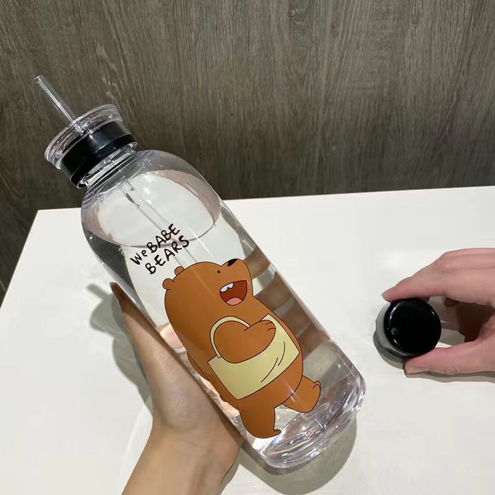 Dame kreativ drikkeflaske med lekent pandadesign Skanto