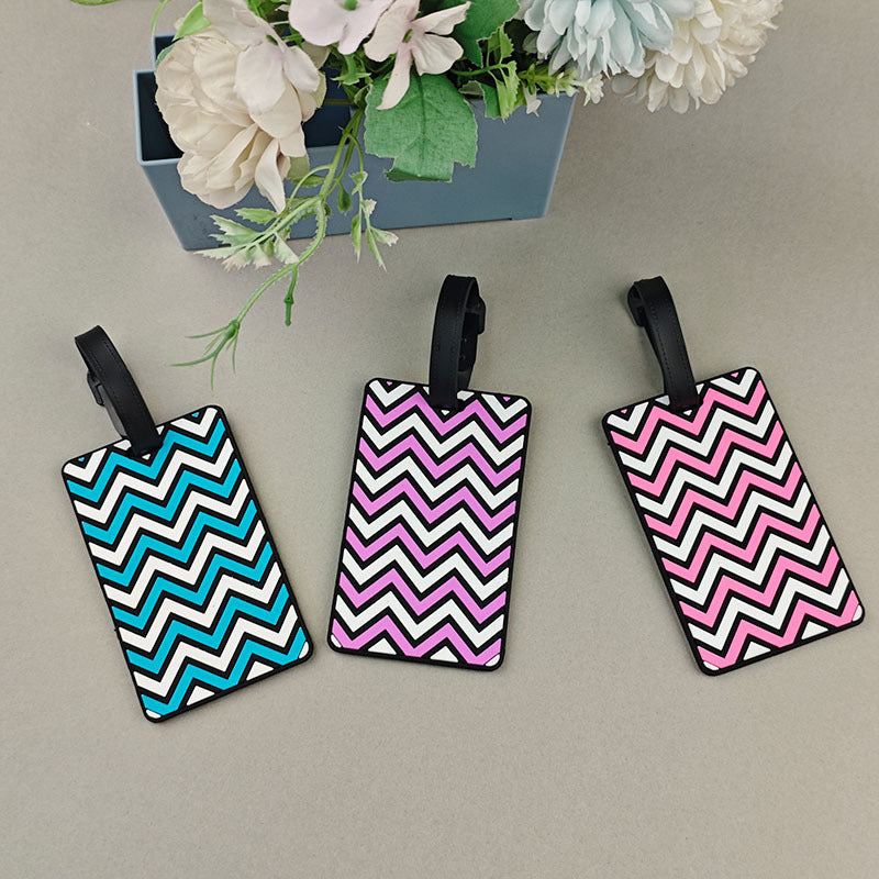 Unisex Chevron-mønster Reiseloggmerke Skanto
