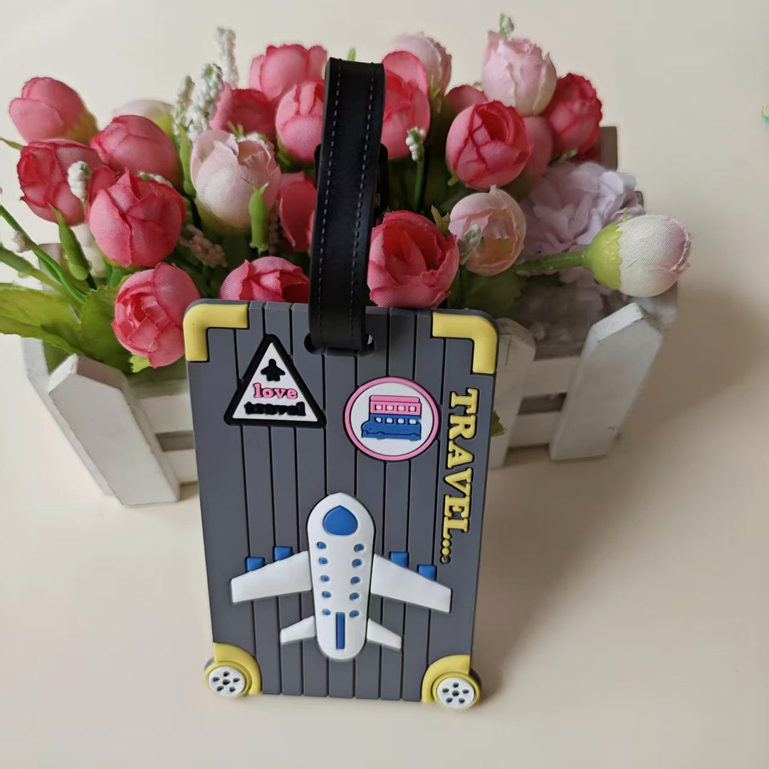 Unisex Bagasjelapp med kreativt reise-motiv Skanto
