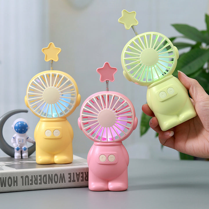 Unisex Bærbar Mini-vifte i kreativt figurd Design Skanto