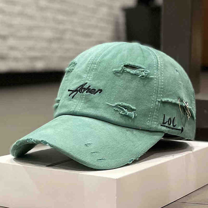 Unisex Slittet Jean Justerbar Caps Skanto