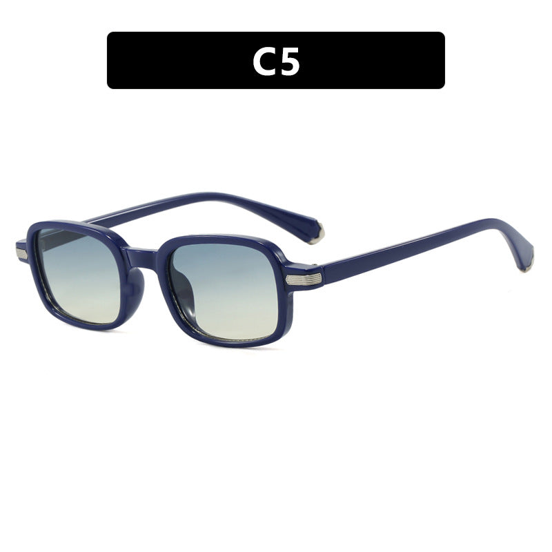 Dame moteriktig kvadratisk solbrille i trendy skilpadde-design Skanto