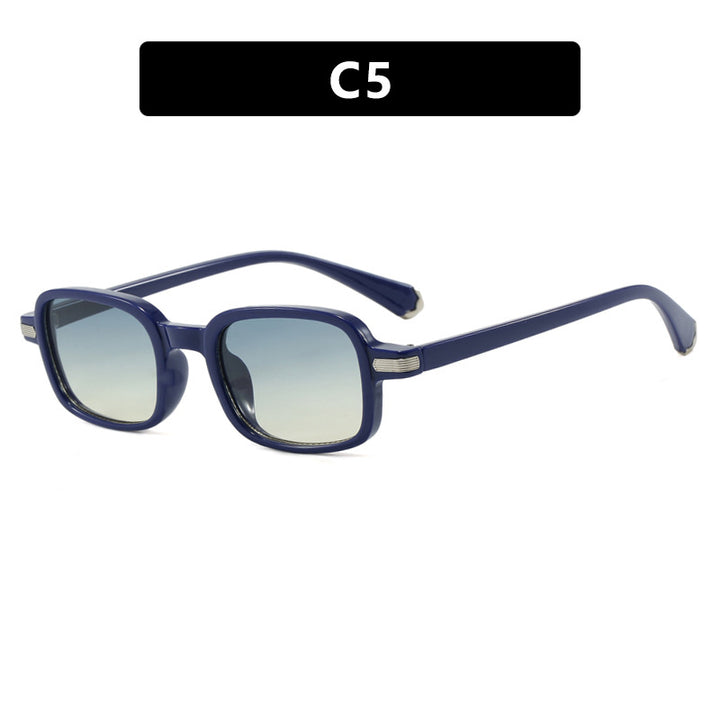 Dame moteriktig kvadratisk solbrille i trendy skilpadde-design Skanto