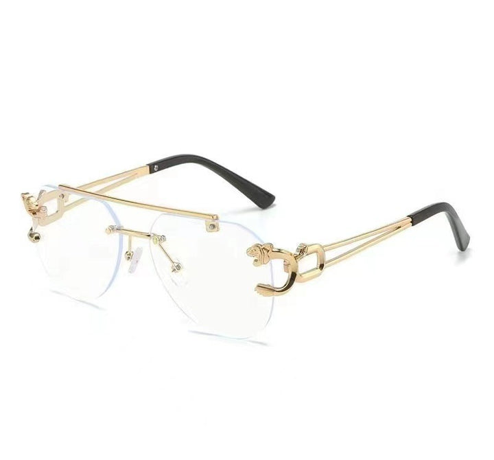 Dame Designer solbrille med unikt dyreakcent Skanto
