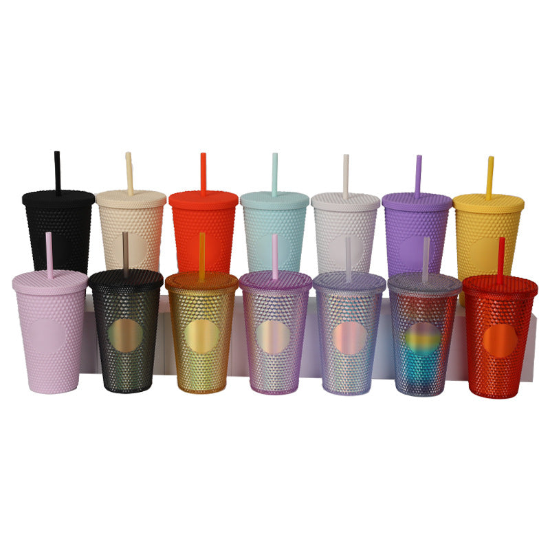 Unisex plastikkopp med teksturert design Skanto