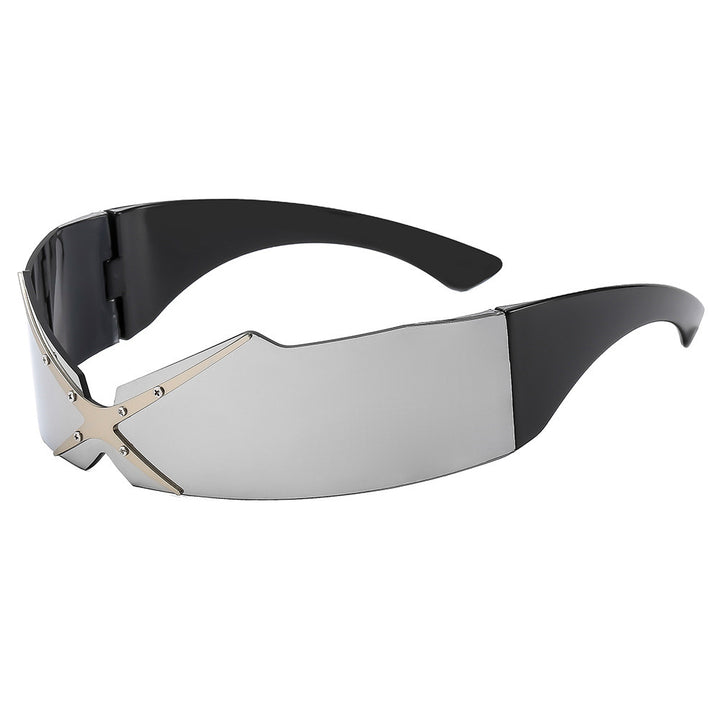 Dame futuristisk sportssolbrille Skanto