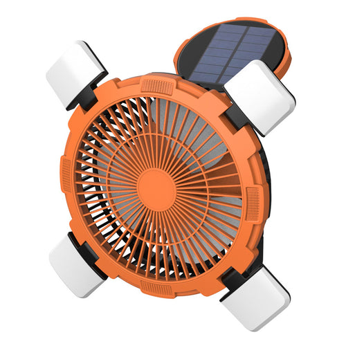 Bærbar solenergidrevet kjøleventilator Skanto