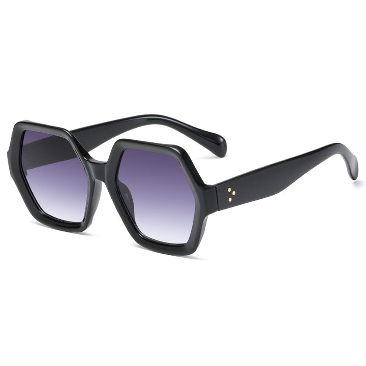 Dame geometrisk lesebrille i markant bikakestruktur-design Skanto
