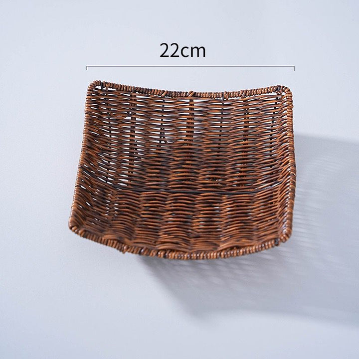Unisex Elegant Rattan Serveringsfat Skanto