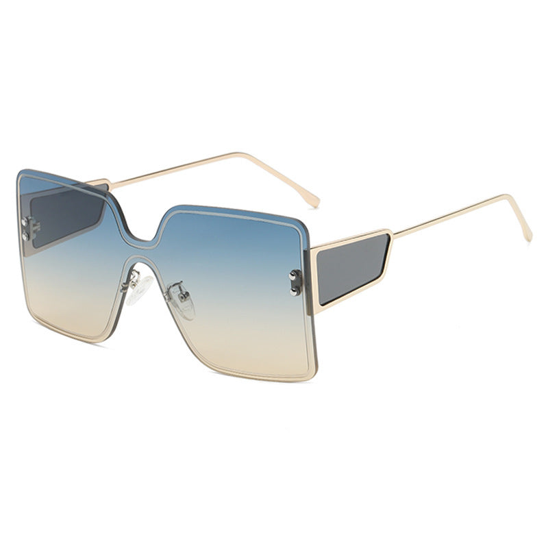 Dame oversized Geometrisk Solbrille Skanto