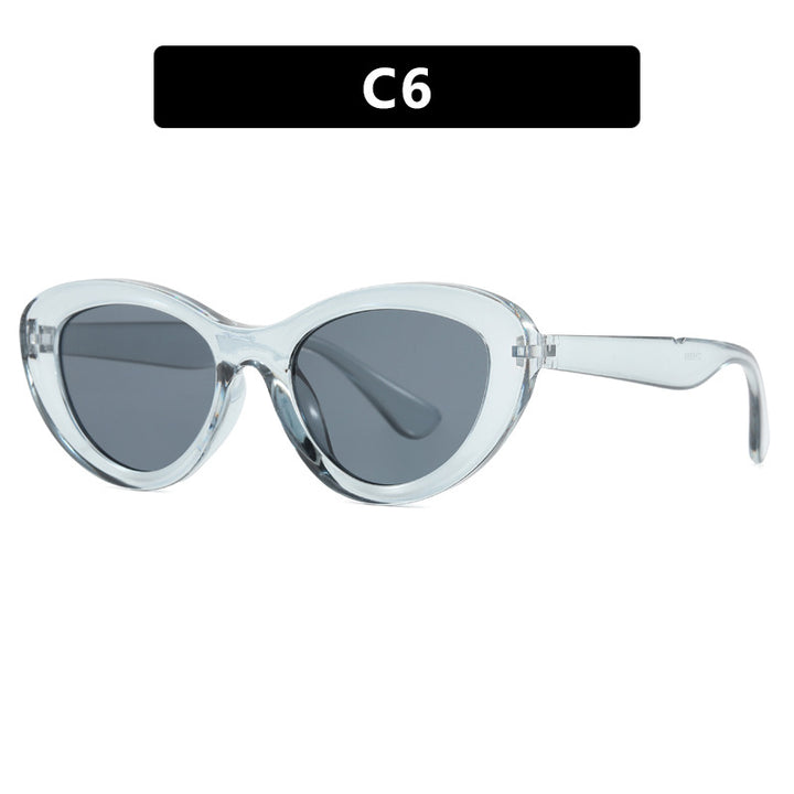 Dame Cat-Eye solbriller i unikt design Skanto