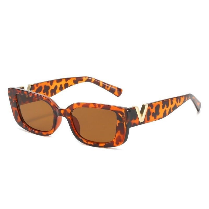 Dame moterik solbrille med markant trykk Skanto