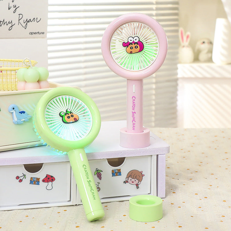 Dame Bærbar Mini-Ventilator med integrert LED-lys Skanto