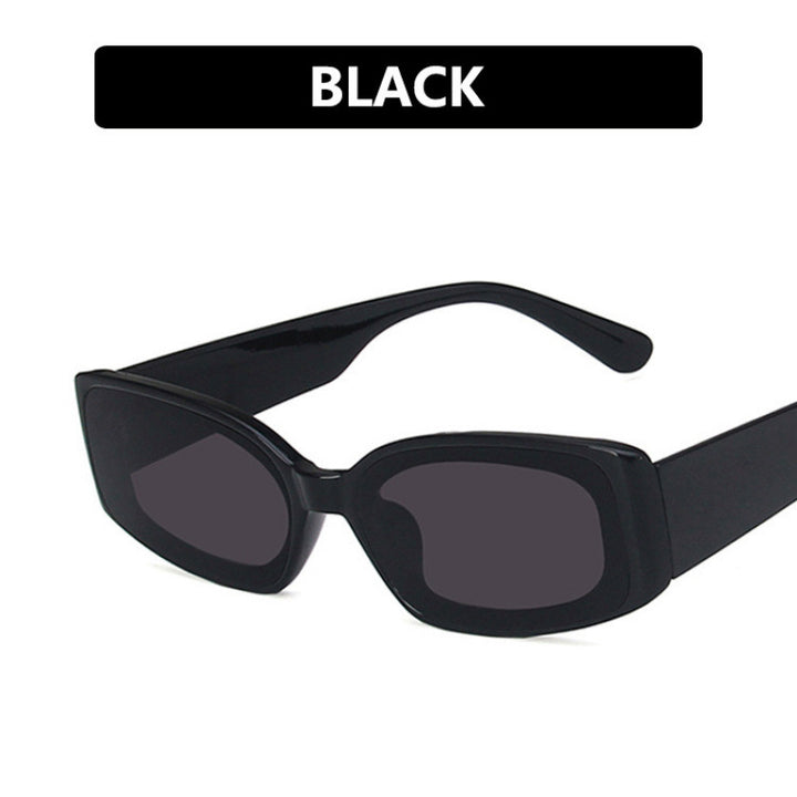 Dame mote solbrille i futuristisk transparentdesign Skanto
