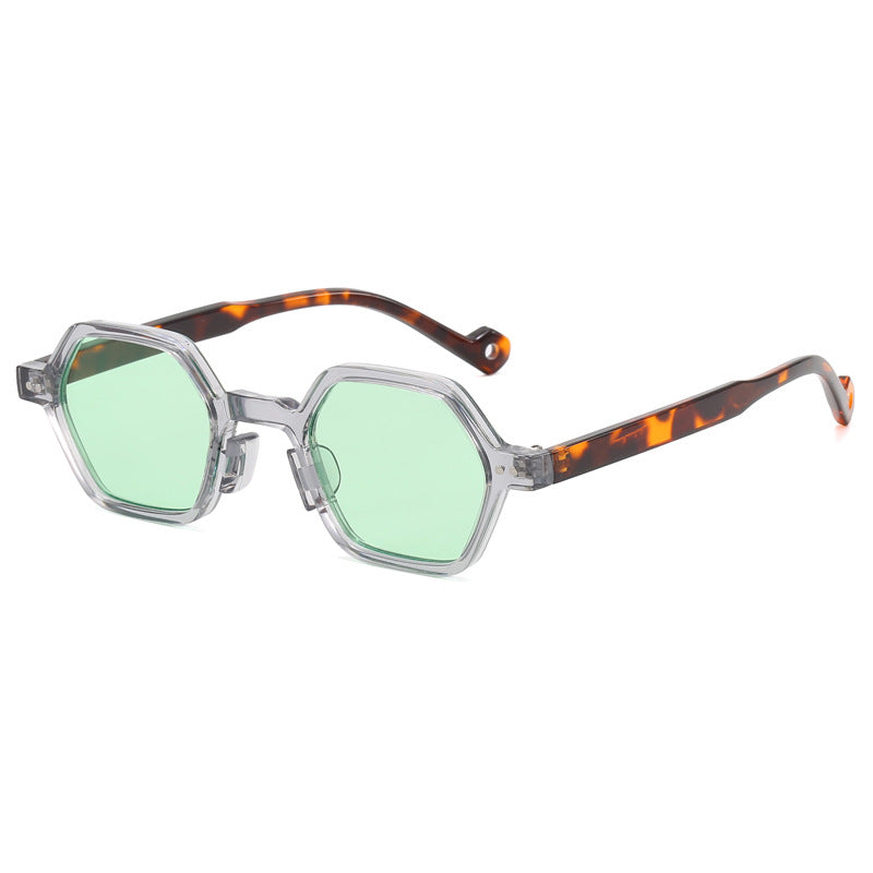 Damer Geometrisk Solbrille i moderne Hexagon-design Skanto