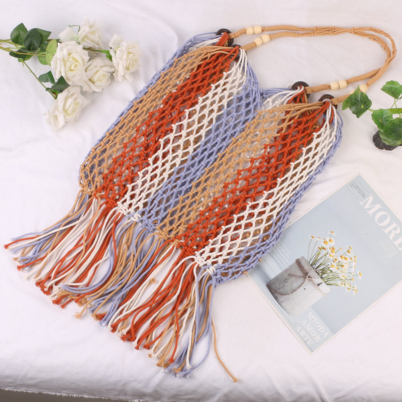 Lett makramee shopper bag Skanto