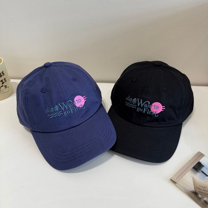 Kvinne Casual Brodert Baseball Caps Skanto 1783921861