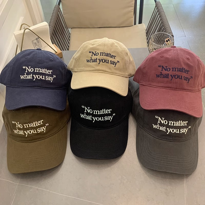 Kvinnebrodert motivasjonsfrase baseballcap Skanto