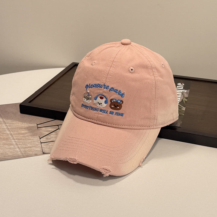 Unisex Brodert Fritids Caps Skanto