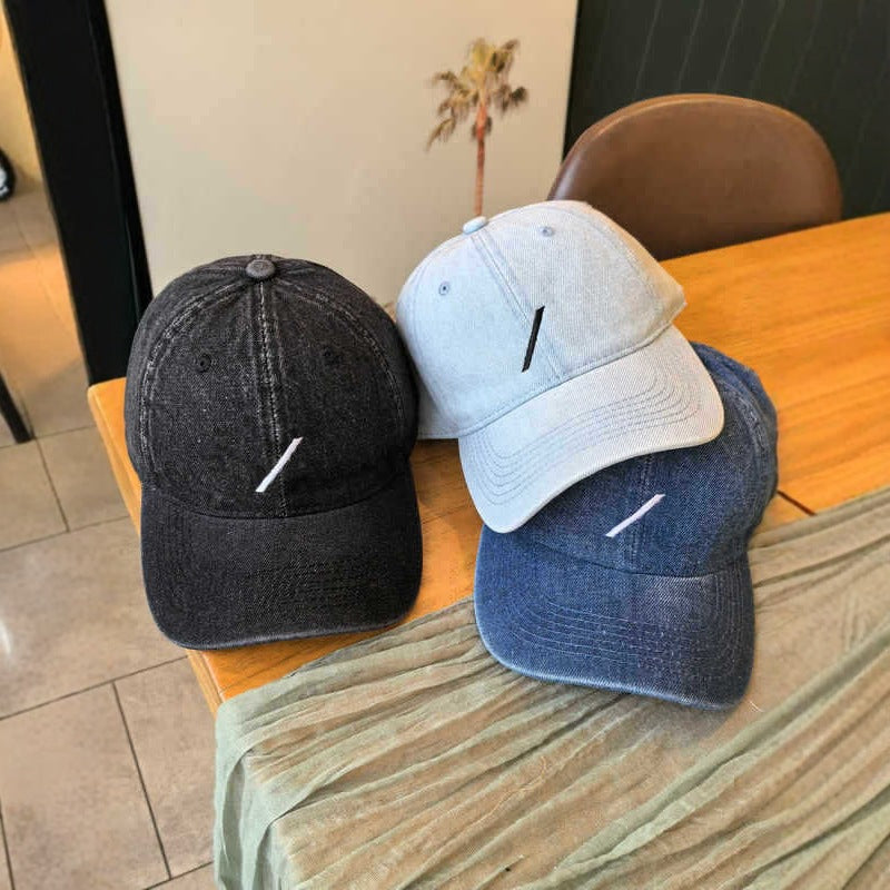Herre Klassisk Denim-Stil Baseballcaps Skanto