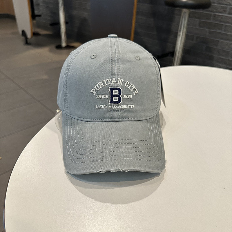 Herre Vintage-inspirert Brodert Baseball Caps Skanto
