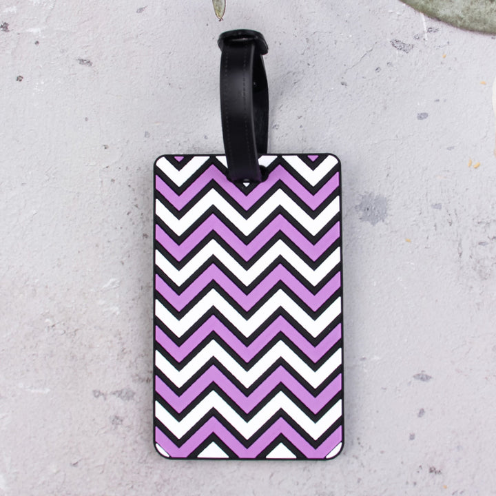 Stilig Chevron-mønster Bagasje Tag Skanto