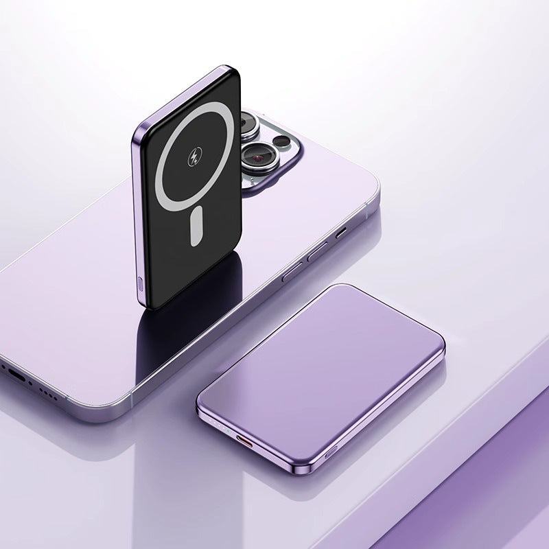 Magnetisk trådløs powerbank med hurtigladingsfunksjon Skanto