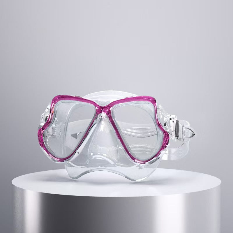 Tauchmaske med ergonomisk design og et fleksibelt snorkel Skanto