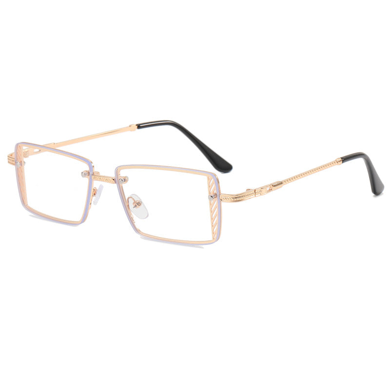 Dame Elegant kvadratisk solbrille med raffinerte rammedetaljer Skanto
