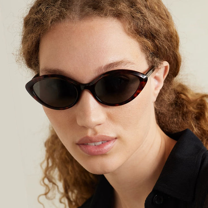 Dame Cat-Eye solbriller med stilig design og beskyttende UV-filter Skanto