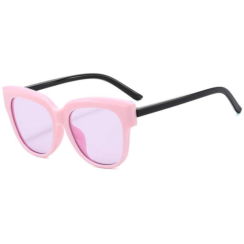 Damer Modische Cat-Eye Solbriller med trendy plastikkramme Skanto
