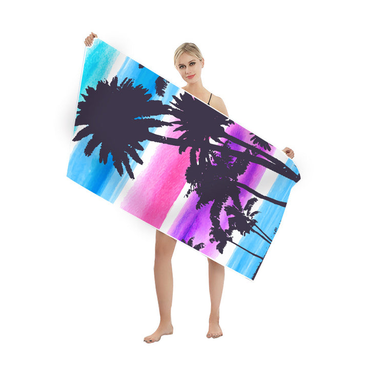 Multifunksjonelt strandhåndkle i kreativt mandala-design Skanto