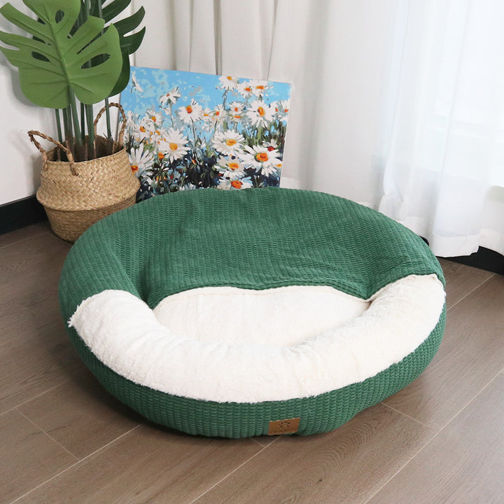 Luksuriøs Sirkulær Plush hundereir