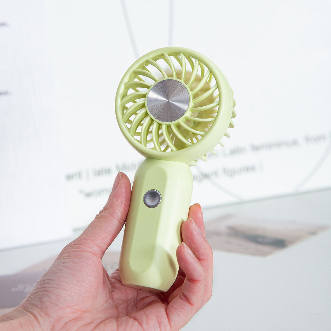 Kvinneliten bærbar mini vifte med ergonomisk grep teknologi Skanto