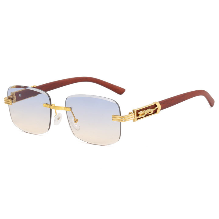 Dame designer solbrille med luksuriøse accenter Skanto