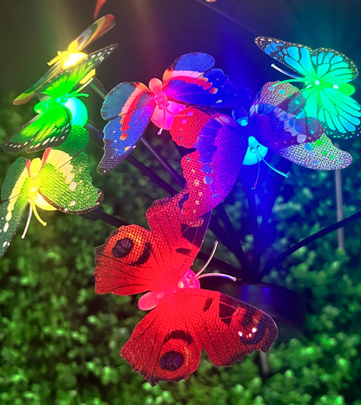 Dekorative LED fiberoptiske blomster stakebuketter Skanto
