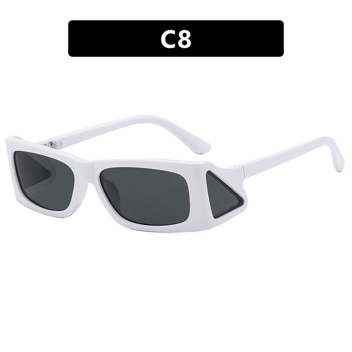 Damer ekstravagante solbrille i geometrisk design Skanto