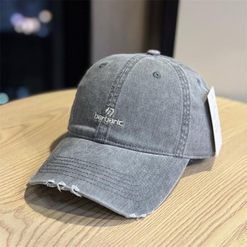Men's Distressed Cotton Twill Baseball Cap Skanto